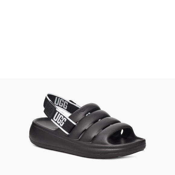 UGG Mens Sport Yeah Sandals Black Size 12 - Picture 3 of 4